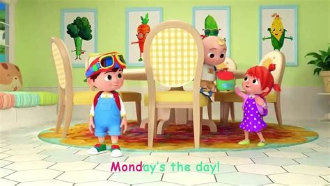 Days Of The Week Song Cocomelon Nursery Rhymes And Kids Songs Video