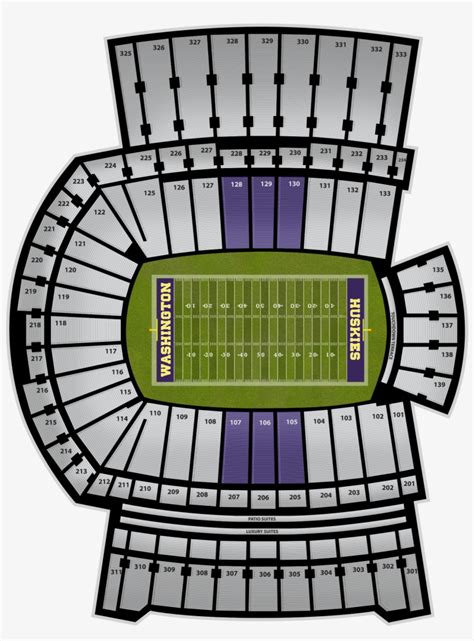 Husky Stadium Map Seating Chart Fomo