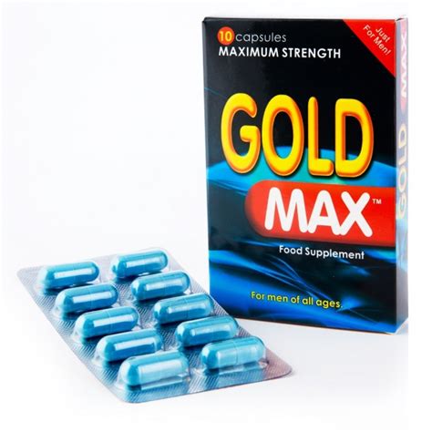 Gold Max Blue 10 X 450mg Packs Libido Boosters Penis Pills