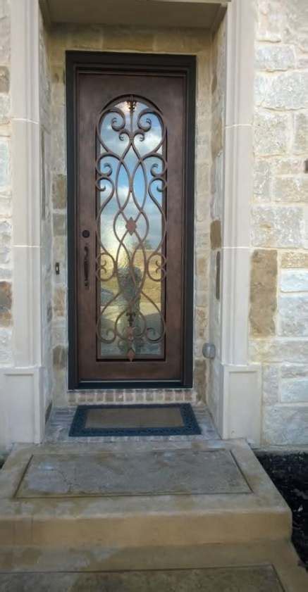 57 Ideas Single Glass Door Wrought Iron Wrought Iron Front Door Iron Doors Wrought Iron Doors