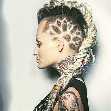 7 Of The Boldest Mohawk Braids With Shaved Sides Hairstylecamp