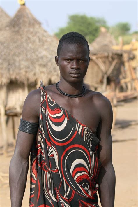 Mundari Man Bahr Al Jabal South Sudan Africa Africa People