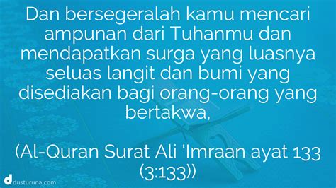 Al Quran Surat Aali Imraan Ayat 133