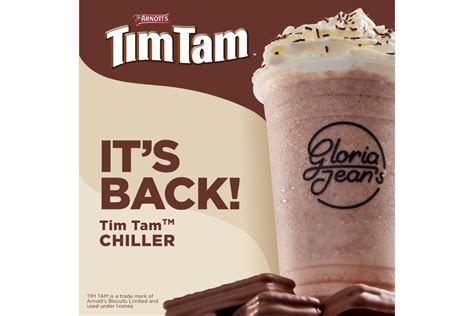 Gloria Jean S Brings Back Tim Tam Chiller Drink B T