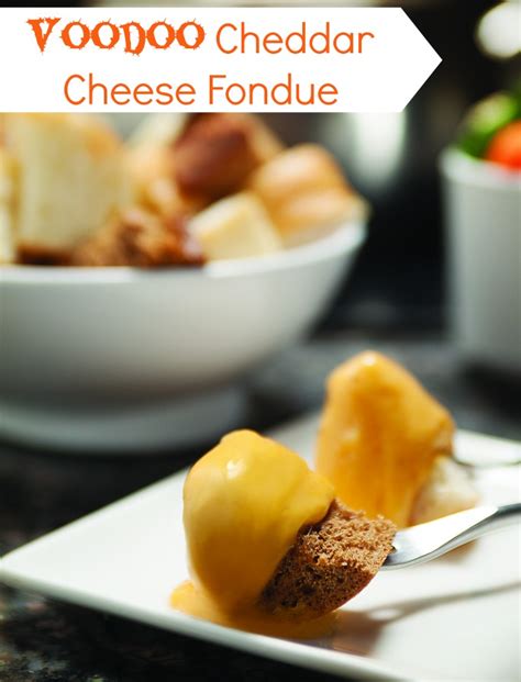I got this from www.loletacheese.com. Voodoo Cheddar Cheese Fondue recipe - Just Short of Crazy