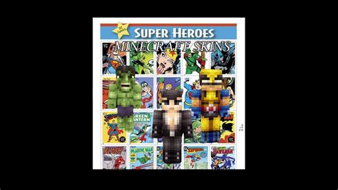 Minecraft Skins Top 10 Super Hero Minecraft Skins Youtube