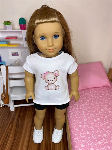 18 inch doll shirt fits american girl doll clothes scruffy etsy