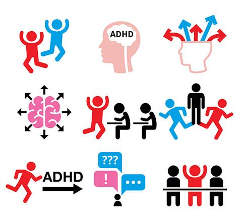 Attention Deficit Hyperactivity Disorder Illustrations Royalty Free