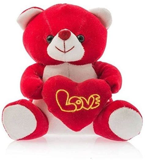 Nihan Enterprises Soft And Cute Red Color Love Heart Teddy Bear 45 Cm
