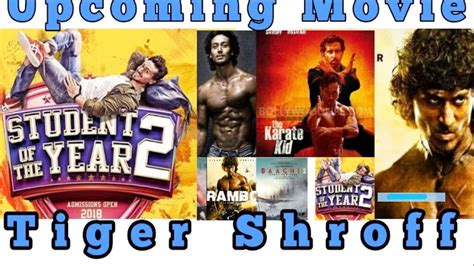 Tiger Shroff Upcoming Movies With Cast Release Date 2018 19 Tiger