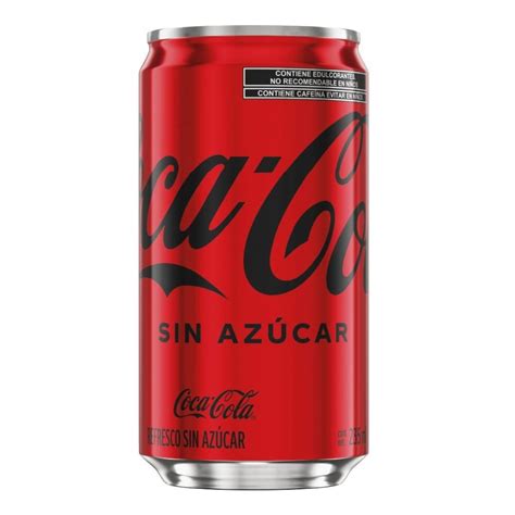 Refresco Coca Cola Sin Azúcar Lata De 235 Ml Walmart