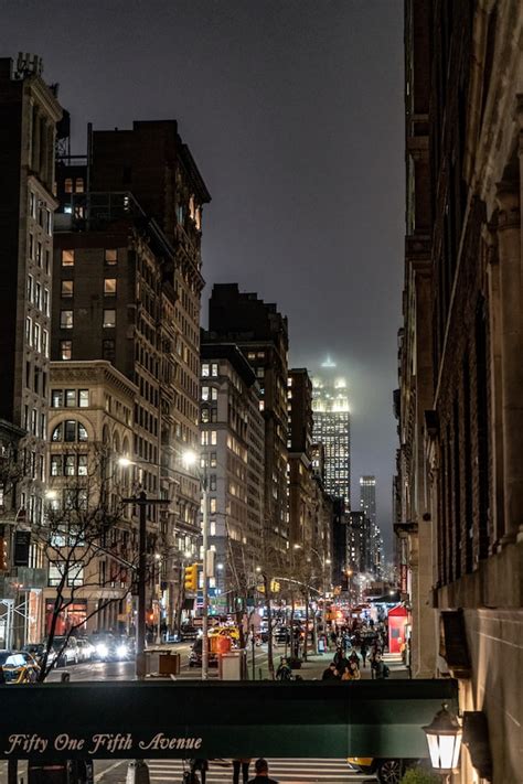 New York City Night Street Scene Art Photography Print Photography Art