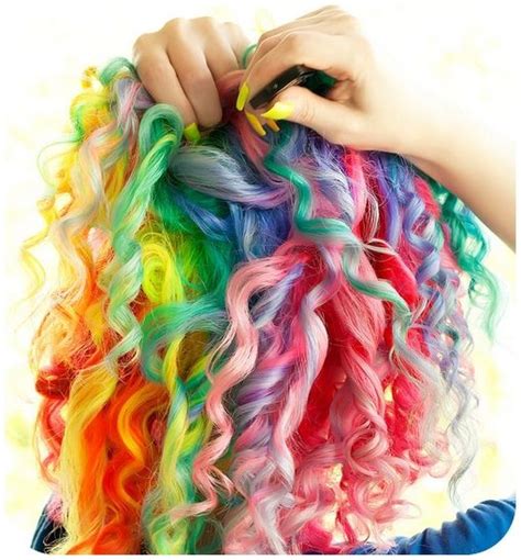 Rainbow Hair 12 Rainbow Hair Color Unicorn Hair Color Bright Hair