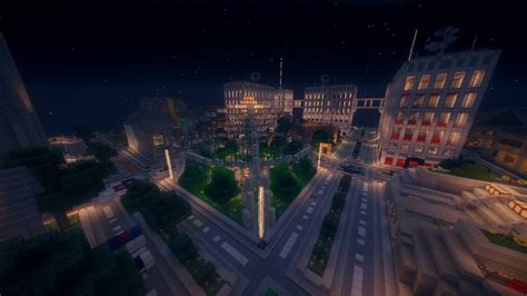 Minecraft City Center By Macemadunusus On Deviantart