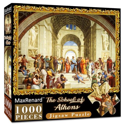 Buy Maxrenard 1000 Pieces Puzzle For Adults The School Of Athens