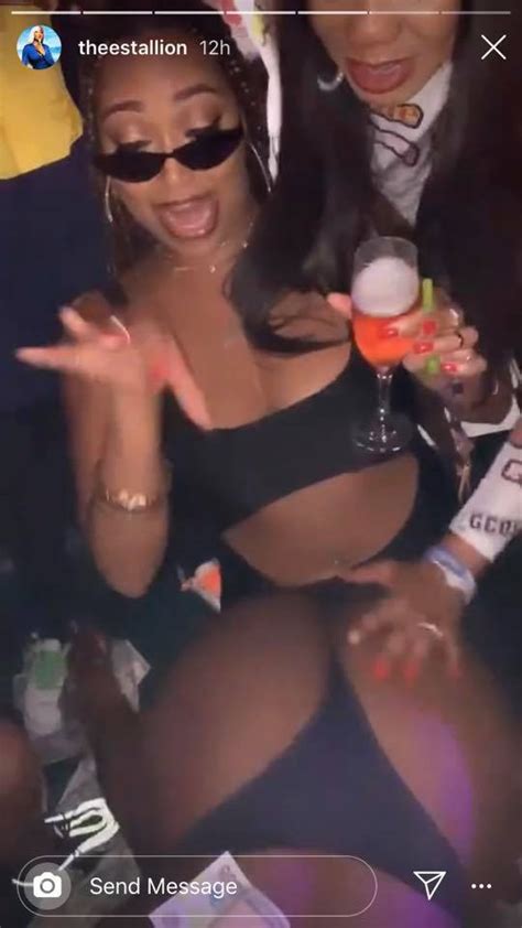 Megan Thee Stallion Turns Up At Strip Club In Lagos Makes