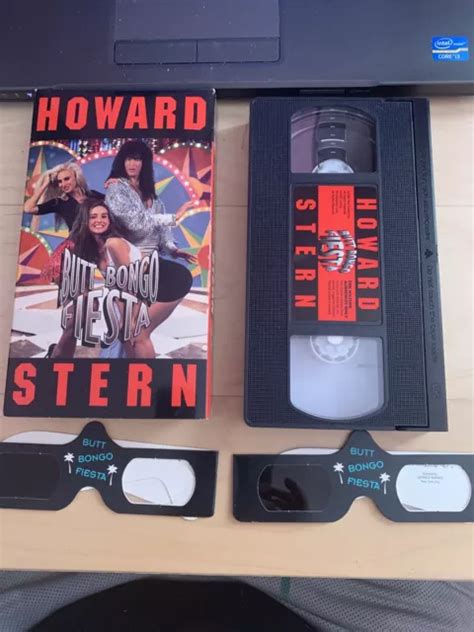 VINTAGE HOWARD Stern Butt Bongo Fiesta VHS Tape D Glasses