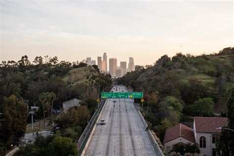 Free Stock Photo Of Highway Towards Downtown Los Angeles