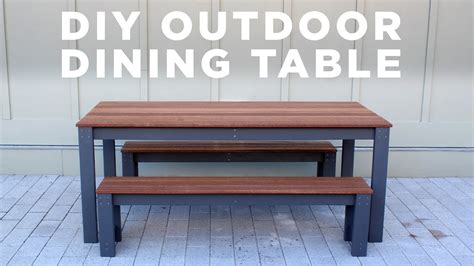 Diy Patio Table Plans Diy Outdoor Dining Table Projects The Garden