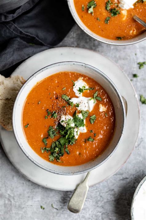 Spicy Tomato Soup With Red Lentils The Last Food Blog