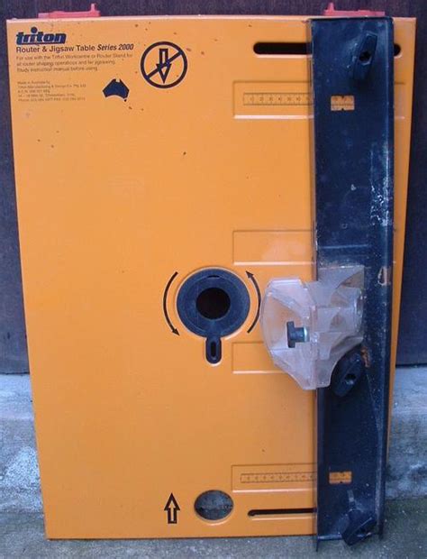 Sign in to add favorite. Other Power Tools - TRITON SERIES 2000 ROUTER TABLE WITH ...