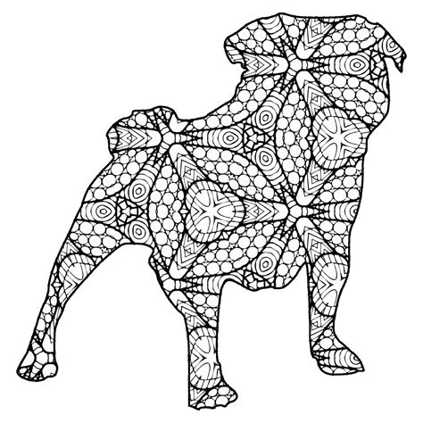 Complicated animal coloring pages colouring in adults animal geometric mandala coloring 30 Free Coloring Pages /// A Geometric Animal Coloring ...