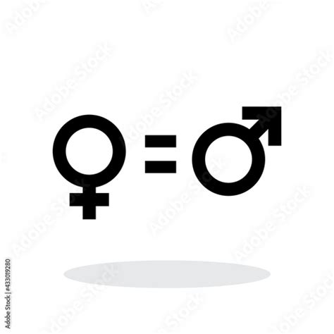 Gender Equality Icon Sex Vector Symbol Female And Male Sign Stock Vector Adobe Stock