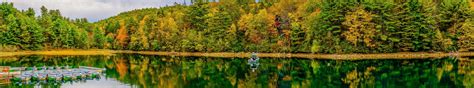 Wallpaper 5760x1080 Px Lake Landscape Massachusetts Nature