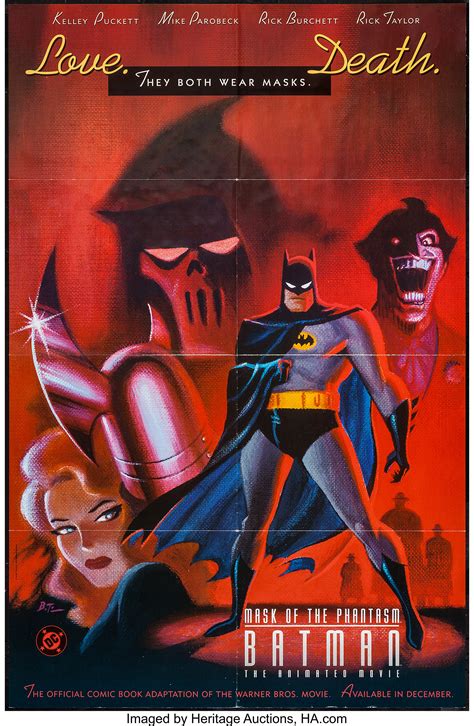 Batman Mask Of The Phantasm Dc Comics 1993 Comic Book Poster Lot