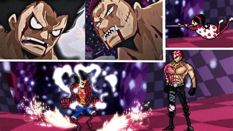 Luffy Vs Katakuri Mugen One Piece Animation Fight Snakeman Etc
