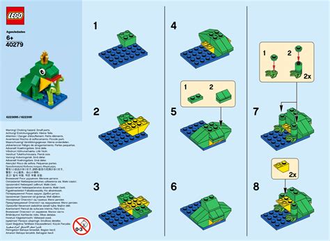 LEGO® Monthly Mini Build Instructions - Frog