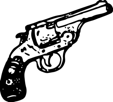 Pistole Revolver Waffe Kostenlose Vektorgrafik Auf Pixabay Pixabay