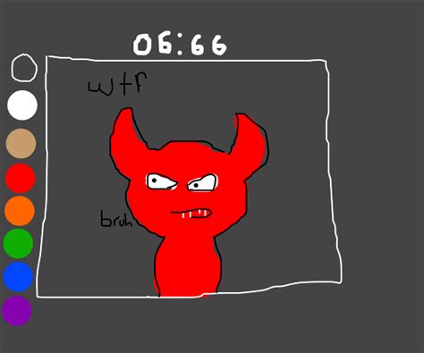 Satan In A Drawception Panel Drawception