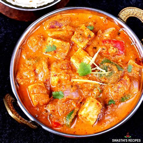 Kadai Paneer Recipe Dry And Gravy Swasthis Recipes