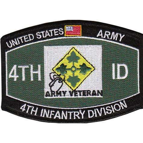 4th Infantry Division Military Occupational Specialty Mos Patch Army