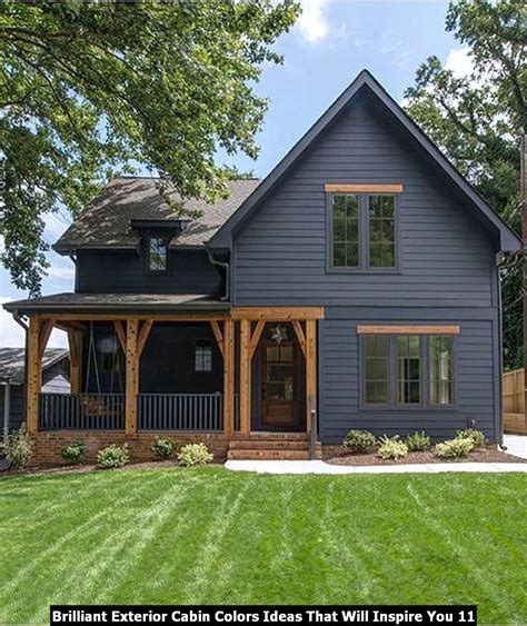 Brilliant Exterior Cabin Colors Ideas That Will Inspire You In 2020