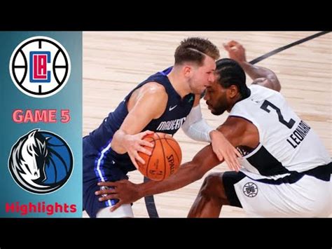 American airlines center, dallas, tx. Clippers vs Mavericks Full GAME 5 Highlights | NBA ...