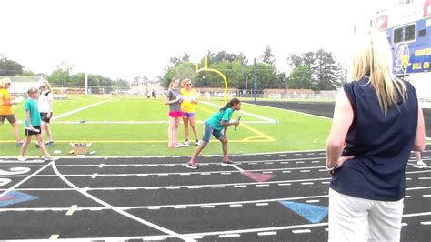 Aliyahs Track And Field Day The Relay Race Youtube