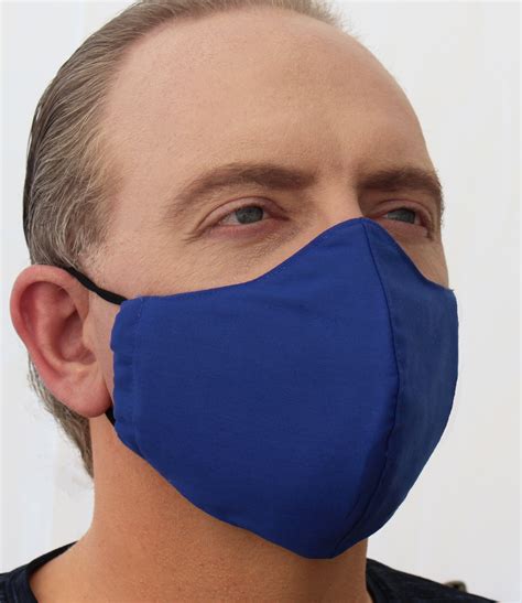 face mask adult l xl pocket mask royal blue 99 high quality etsy
