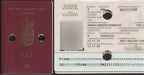 Kingdom Of Denmark Passport 2012 — 2022 Icao Epassport With 10 Year