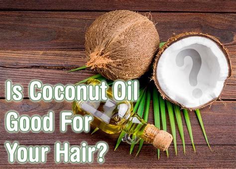 Is Coconut Oil Good For Your Hair Healthy Focus