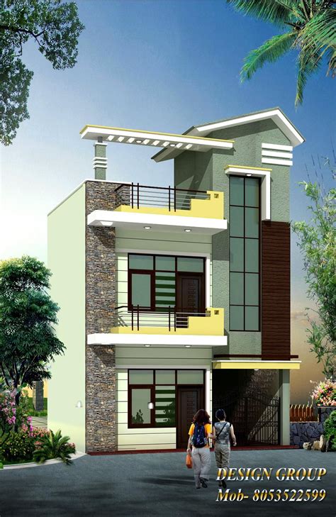 Front Side Indian House Front Balcony Design