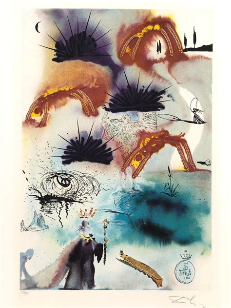 Lot Salvador Dali The Lobster Quadrille Limited Edition Lithograph