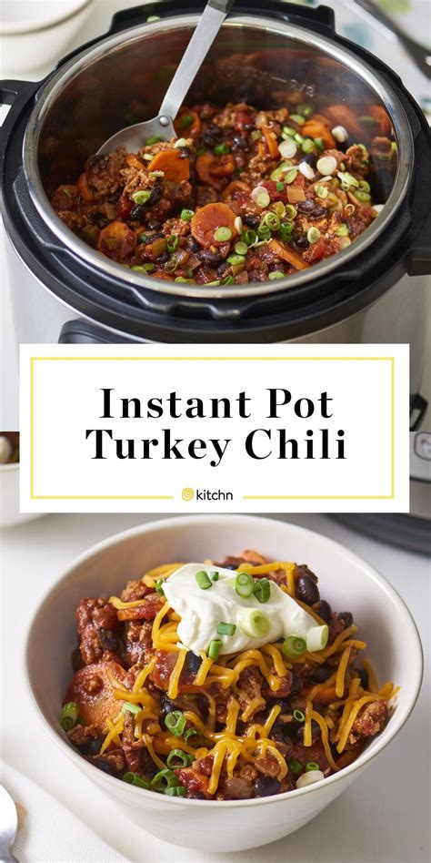 This list of instant pot ground beef recipes is the best list to keep on hand for busy days. Instant Pot Turkey Chili | Recipe | Instant pot dinner recipes, Turkey chili, Ground turkey recipes