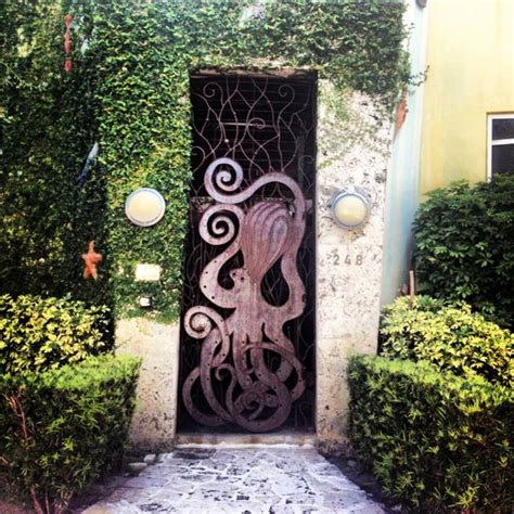904 coded lock zinc alloy for door / gym & sports locker. Octopus door by Ocean Drive | Diy backyard fence, Diy ...