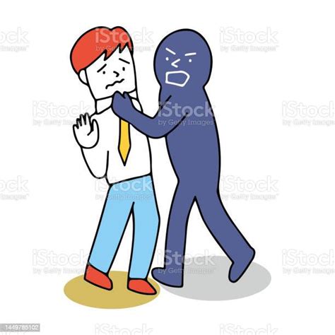 Vector Illustration Of Workplace Harassment Concept Stock Illustration