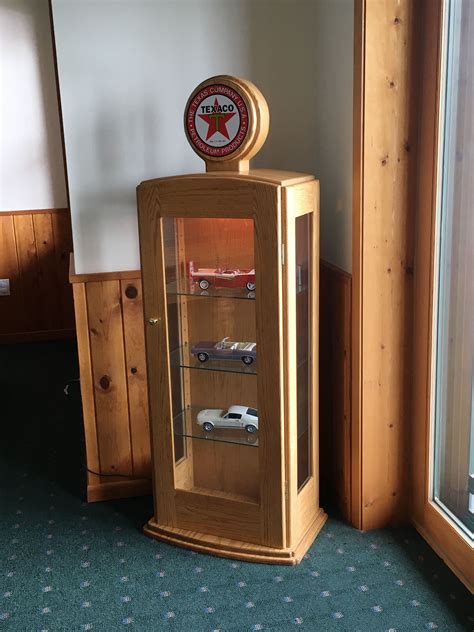 Antique metal gas pumps can cost thousands of gas pump curio cabinet. Gas Pump Curio Cabinet | Bottle opener wall, Cars room ...