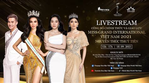 Livestream C Ng B I Di N Vi T Nam Tham D Miss Grand International Youtube