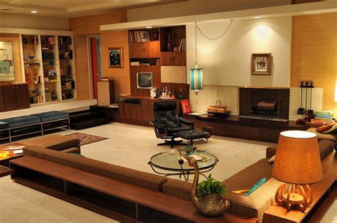 Don Draper Penthouse Sunken Living Room Mad Men Style Decor
