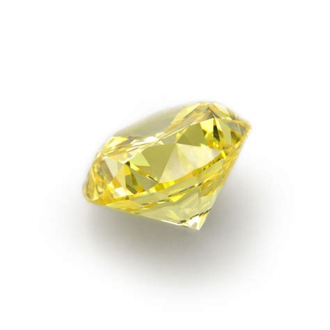 224 Carat Fancy Vivid Yellow Diamond Round Shape If Clarity Gia